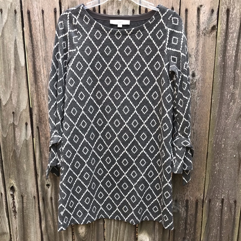 Loft Geometric Dress